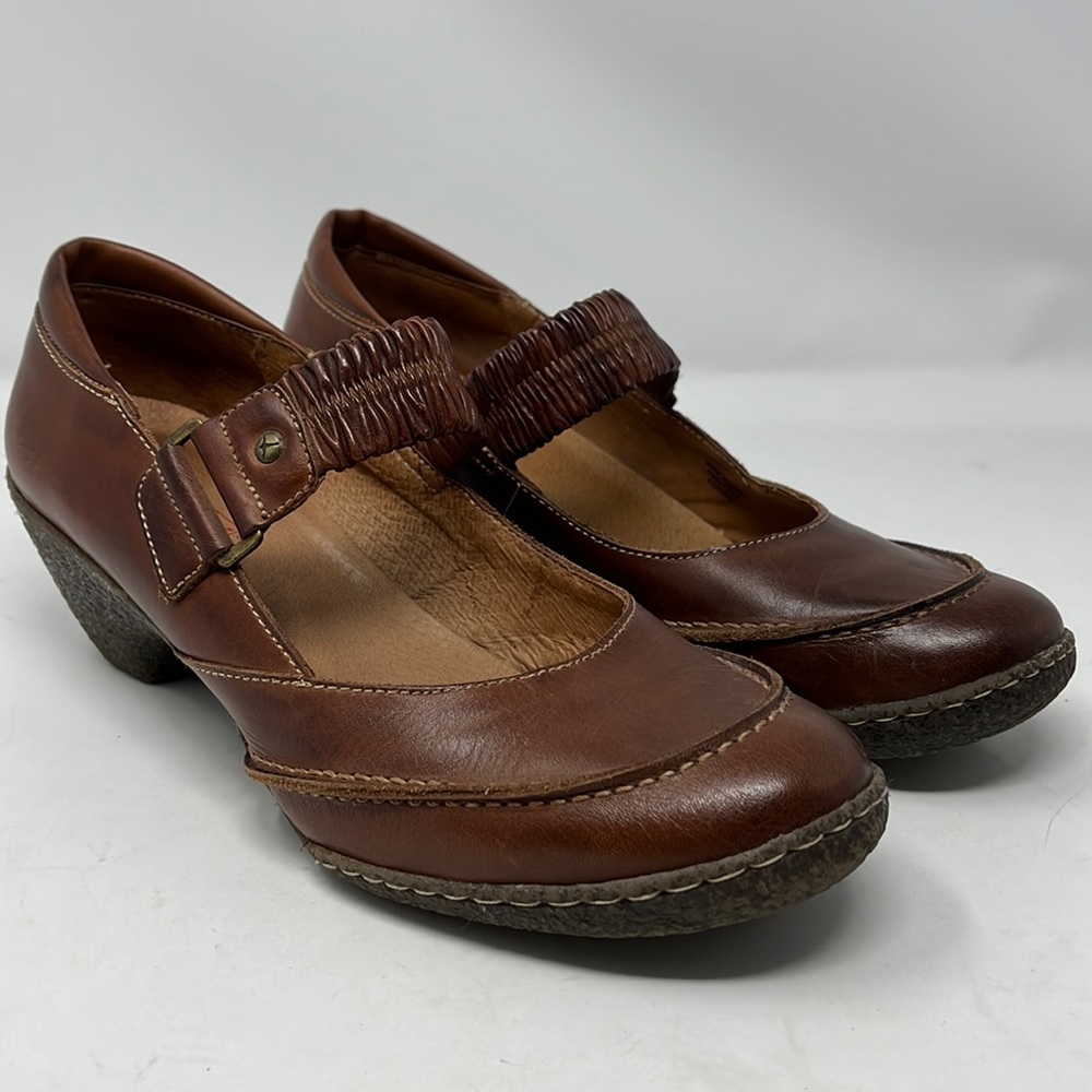 PIKOLINOS CUERO Brown Mary Jane Euro 40 US 9.5 Made in Spain